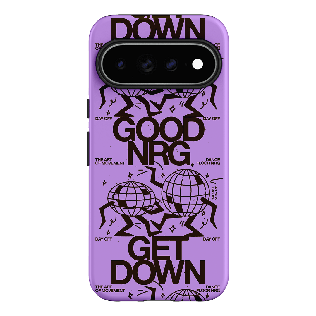 Good Energy in Purple Printed Phone Cases Google Pixel 11 Pro XL / Armoured by After Hours - The Dairy