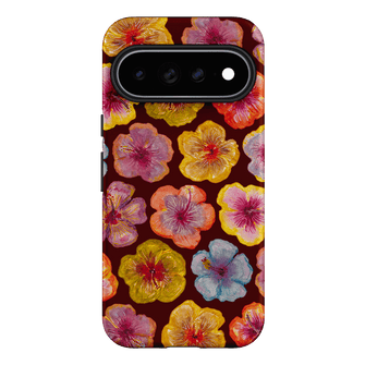 Hibiscus Holiday Rouge Printed Phone Cases Google Pixel 11 Pro XL / Armoured by BG. Studio - The Dairy