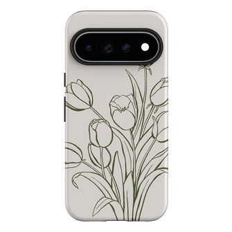 Inked Tulips Printed Phone Cases Google Pixel 11 Pro XL / Armoured by Typoflora - The Dairy