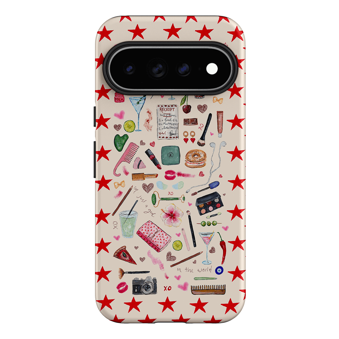 Just A Girl Printed Phone Cases Google Pixel 11 Pro XL / Armoured by BG. Studio - The Dairy