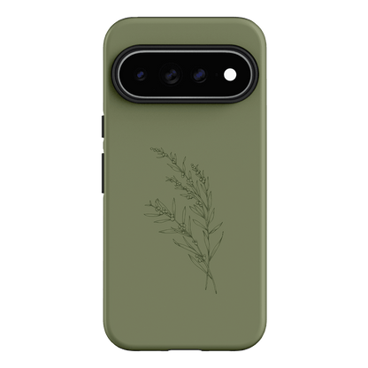 Khaki Wattle Printed Phone Cases Google Pixel 11 Pro XL / Armoured by Typoflora - The Dairy