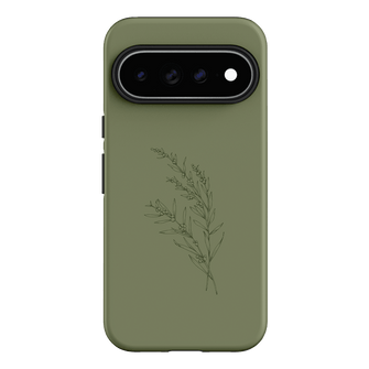 Khaki Wattle Printed Phone Cases Google Pixel 11 Pro XL / Armoured by Typoflora - The Dairy