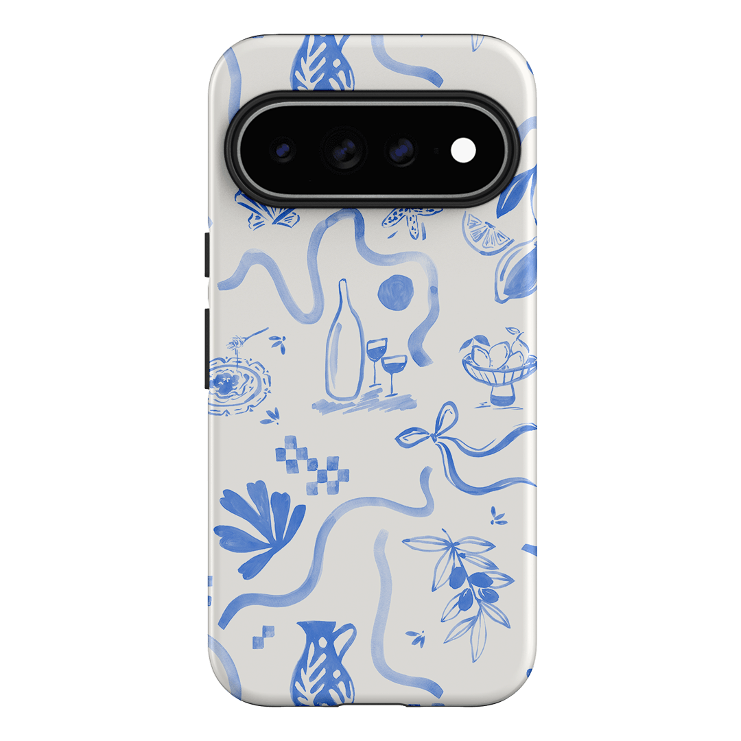Mediterranean Wave Printed Phone Cases Google Pixel 11 Pro XL / Armoured by Charlie Taylor - The Dairy