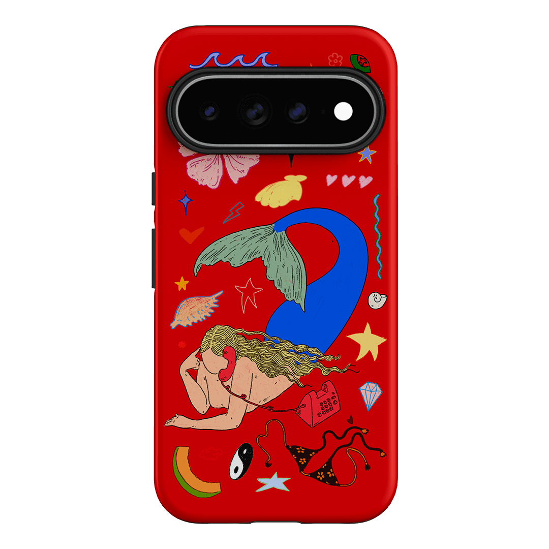 Mermaid Salad Scarlet Printed Phone Cases Google Pixel 11 Pro XL / Armoured by Easty Beasty - The Dairy