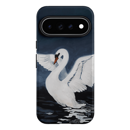 Midnight Swan Printed Phone Cases Google Pixel 11 Pro XL / Armoured by Lisa Hu - The Dairy