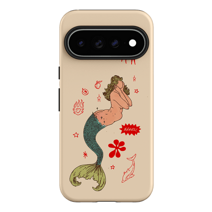 Mimi Cream Printed Phone Cases Google Pixel 11 Pro XL / Armoured by Easty Beasty - The Dairy