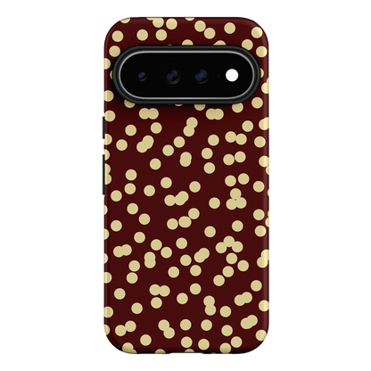 Mini Confetti Burgundy Butter Printed Phone Cases Google Pixel 11 Pro XL / Armoured by Veronica Tucker - The Dairy