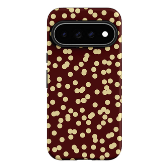 Mini Confetti Burgundy Butter Printed Phone Cases Google Pixel 11 Pro XL / Armoured by Veronica Tucker - The Dairy