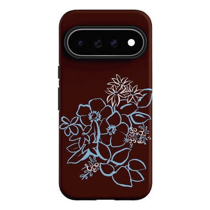 Mocha Posy Printed Phone Cases Google Pixel 11 Pro XL / Armoured by Typoflora - The Dairy