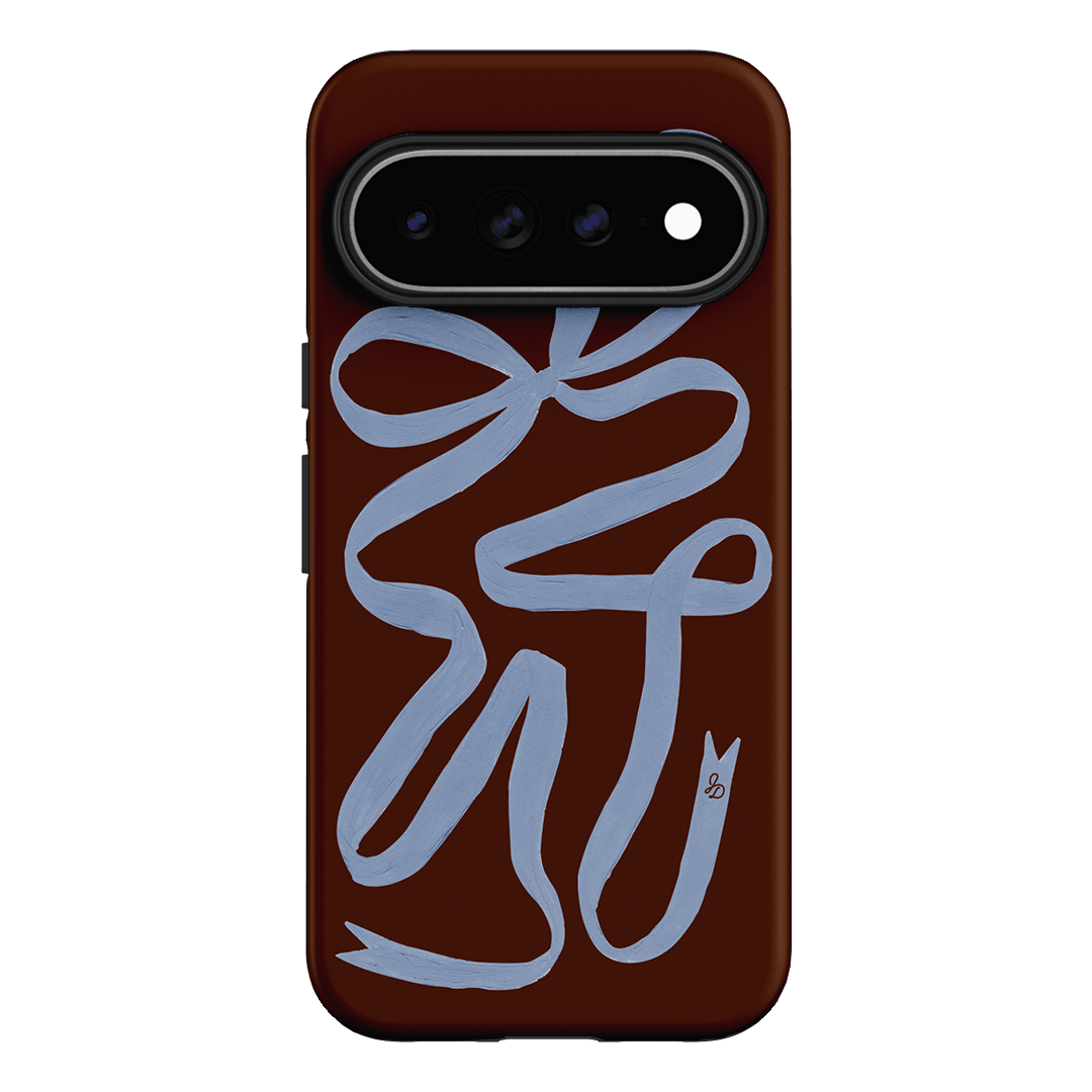 Mocha Ribbon Printed Phone Cases Google Pixel 11 Pro XL / Armoured by Jasmine Dowling - The Dairy