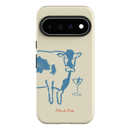 Mootini Blue Printed Phone Cases Google Pixel 11 Pro XL / Armoured by Phthalo Ruth - The Dairy