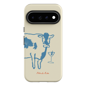 Mootini Blue Printed Phone Cases Google Pixel 11 Pro XL / Armoured by Phthalo Ruth - The Dairy