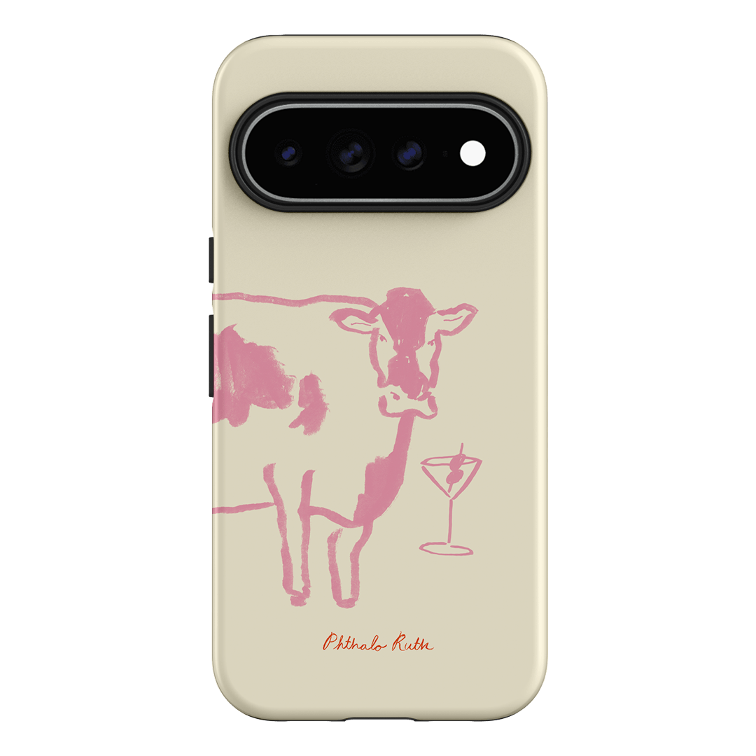 Mootini Pink Printed Phone Cases Google Pixel 11 Pro XL / Armoured by Phthalo Ruth - The Dairy