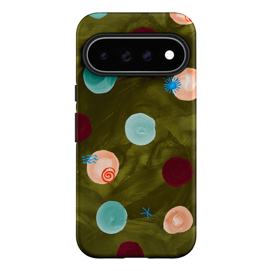 Olive Spot Printed Phone Cases Google Pixel 11 Pro XL / Armoured by Charlie Taylor - The Dairy