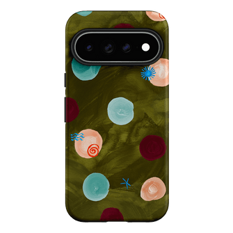 Olive Spot Printed Phone Cases Google Pixel 11 Pro XL / Armoured by Charlie Taylor - The Dairy