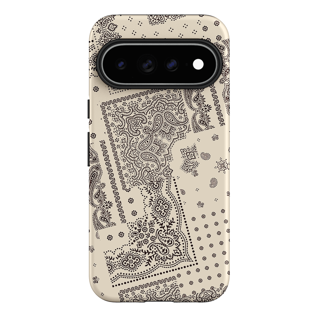Paisley Ecru Printed Phone Cases Google Pixel 11 Pro XL / Armoured by The Dairy - The Dairy