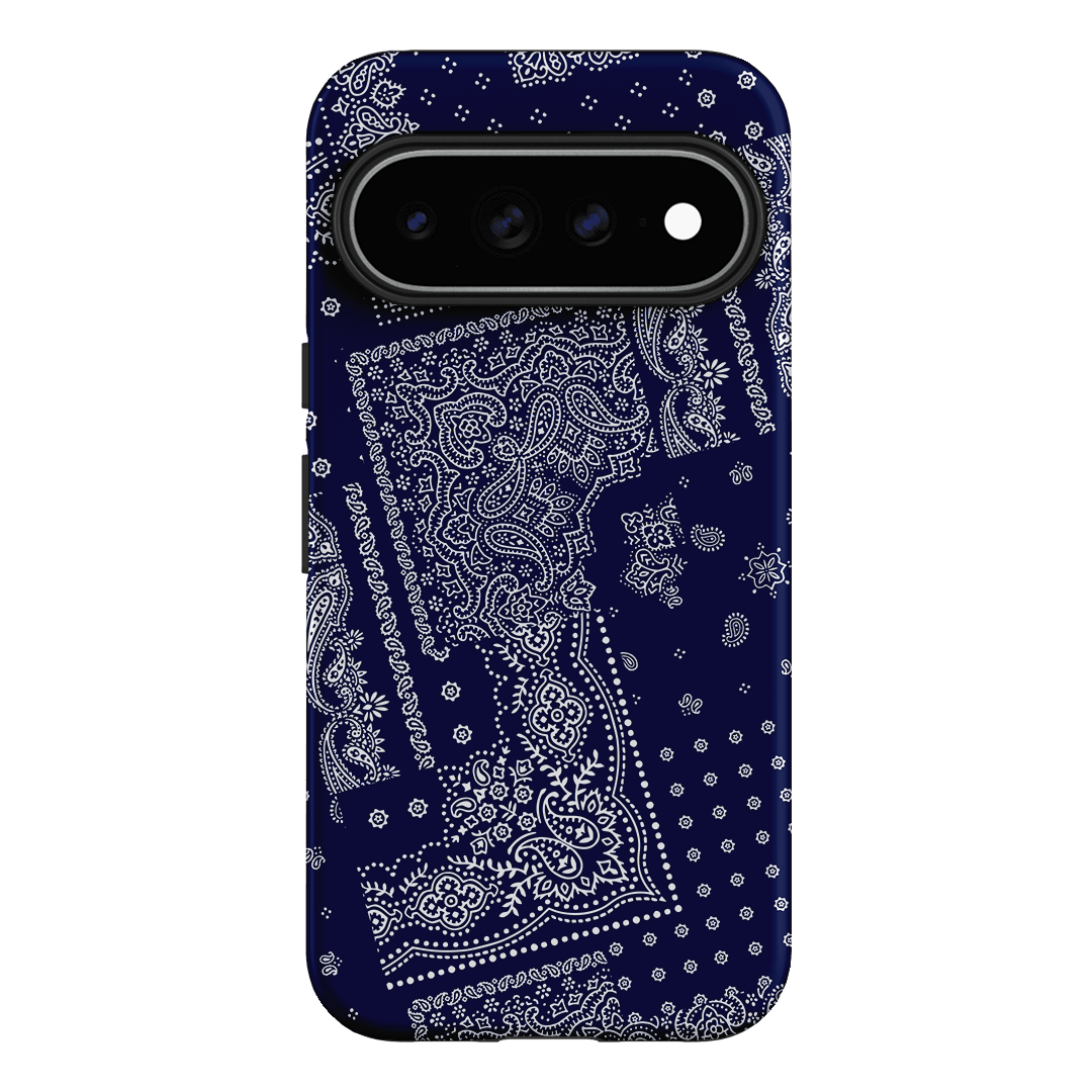 Paisley Indigo Printed Phone Cases Google Pixel 11 Pro XL / Armoured by The Dairy - The Dairy