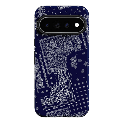 Paisley Indigo Printed Phone Cases Google Pixel 11 Pro XL / Armoured by The Dairy - The Dairy