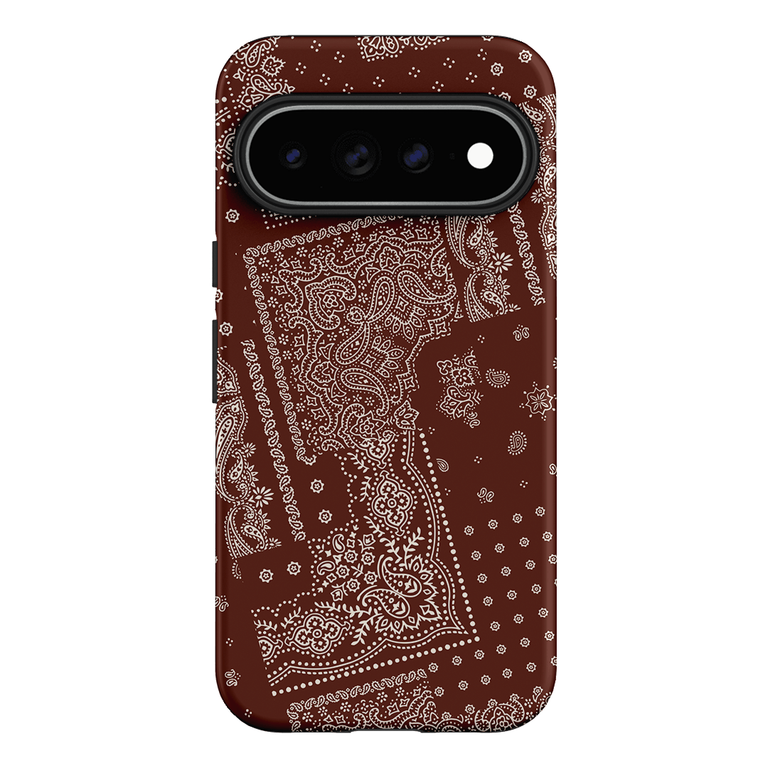 Paisley Cinnamon Printed Phone Cases Google Pixel 11 Pro XL / Armoured by The Dairy - The Dairy