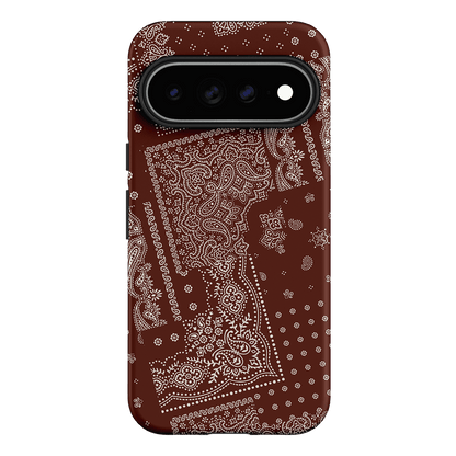 Paisley Cinnamon Printed Phone Cases Google Pixel 11 Pro XL / Armoured by The Dairy - The Dairy