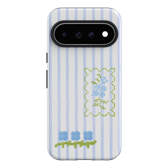 Patchwork Blue Printed Phone Cases Google Pixel 11 Pro XL / Armoured by Kayla Carr - The Dairy