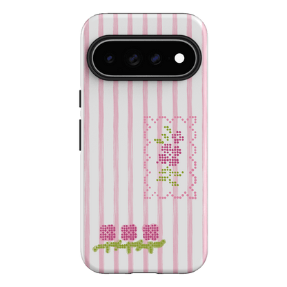 Patchwork Pink Printed Phone Cases Google Pixel 11 Pro XL / Armoured by Kayla Carr - The Dairy