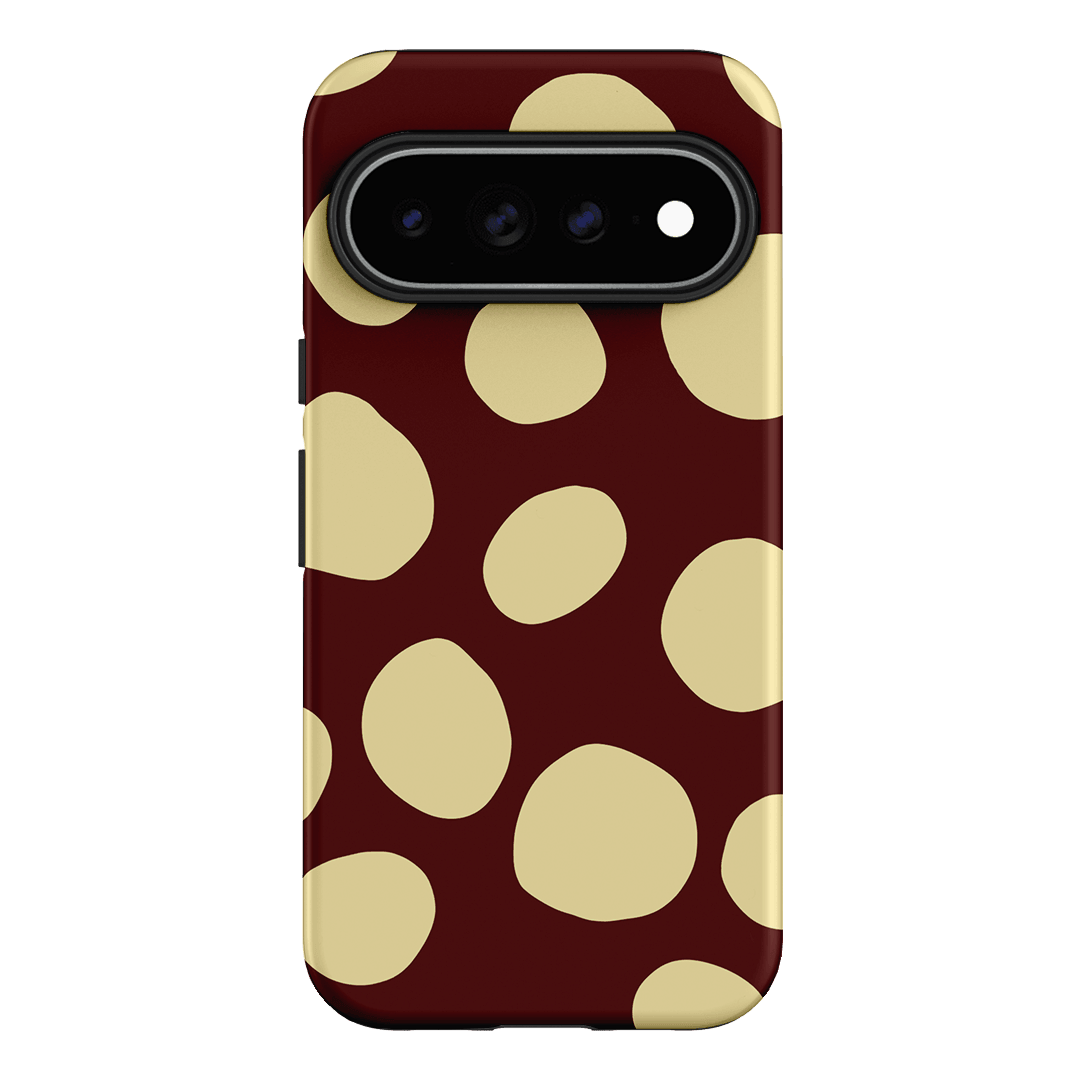 Pebbles Burgundy Butter Printed Phone Cases Google Pixel 11 Pro XL / Armoured by Veronica Tucker - The Dairy