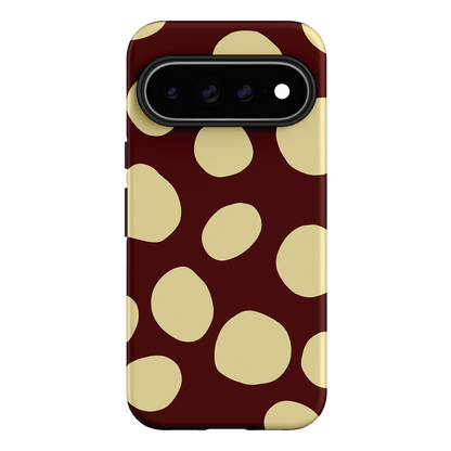 Pebbles Burgundy Butter Printed Phone Cases Google Pixel 11 Pro XL / Armoured by Veronica Tucker - The Dairy