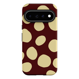 Pebbles Burgundy Butter Printed Phone Cases Google Pixel 11 Pro XL / Armoured by Veronica Tucker - The Dairy
