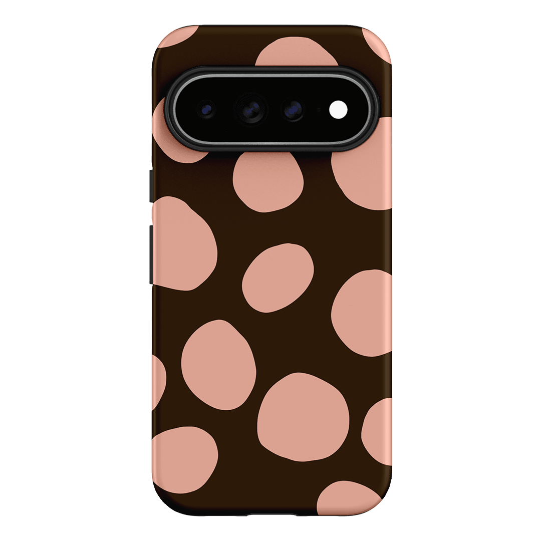 Pebbles Chocolate Pink Printed Phone Cases Google Pixel 11 Pro XL / Armoured by Veronica Tucker - The Dairy