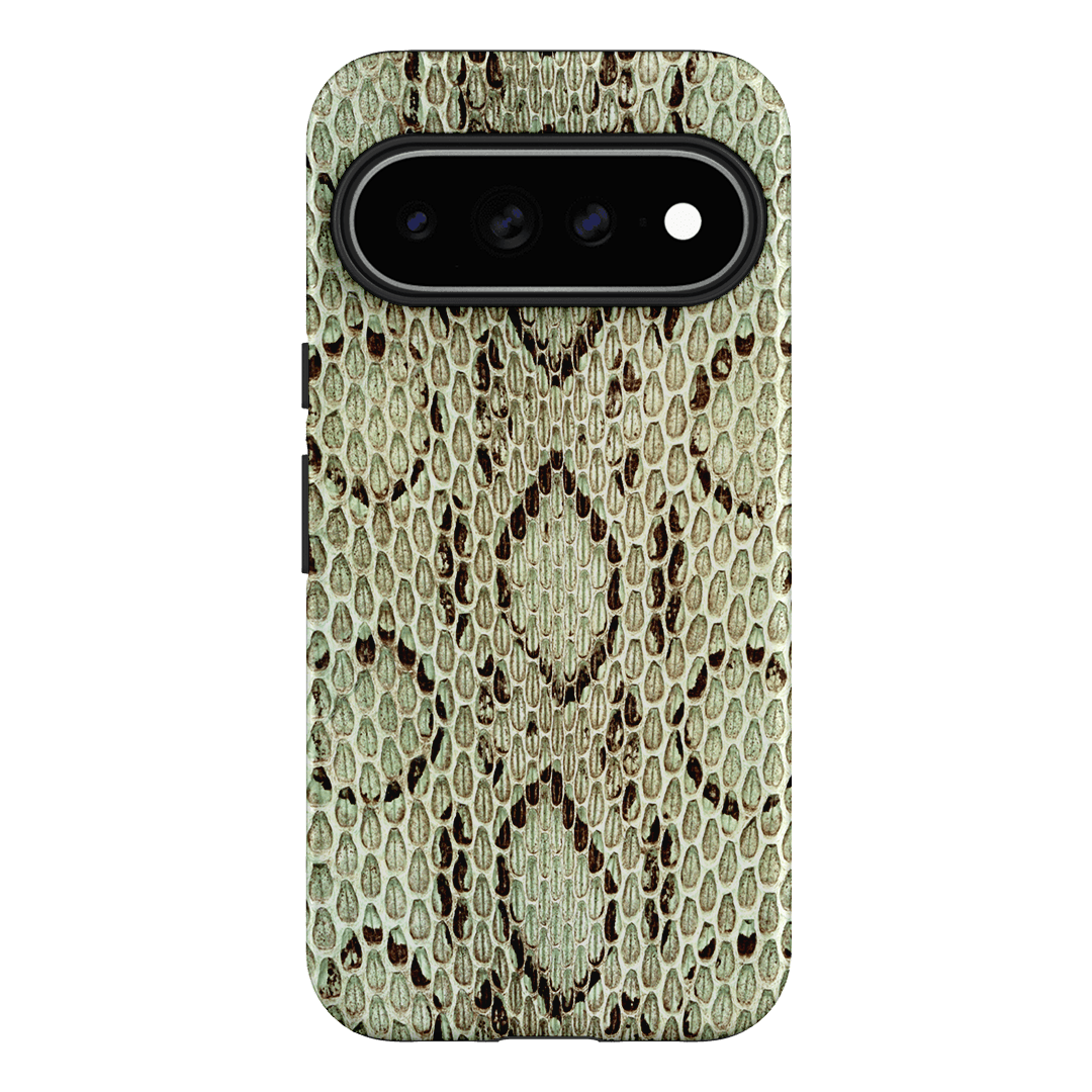 Pistachio Python Printed Phone Cases Google Pixel 11 Pro XL / Armoured by The Dairy - The Dairy