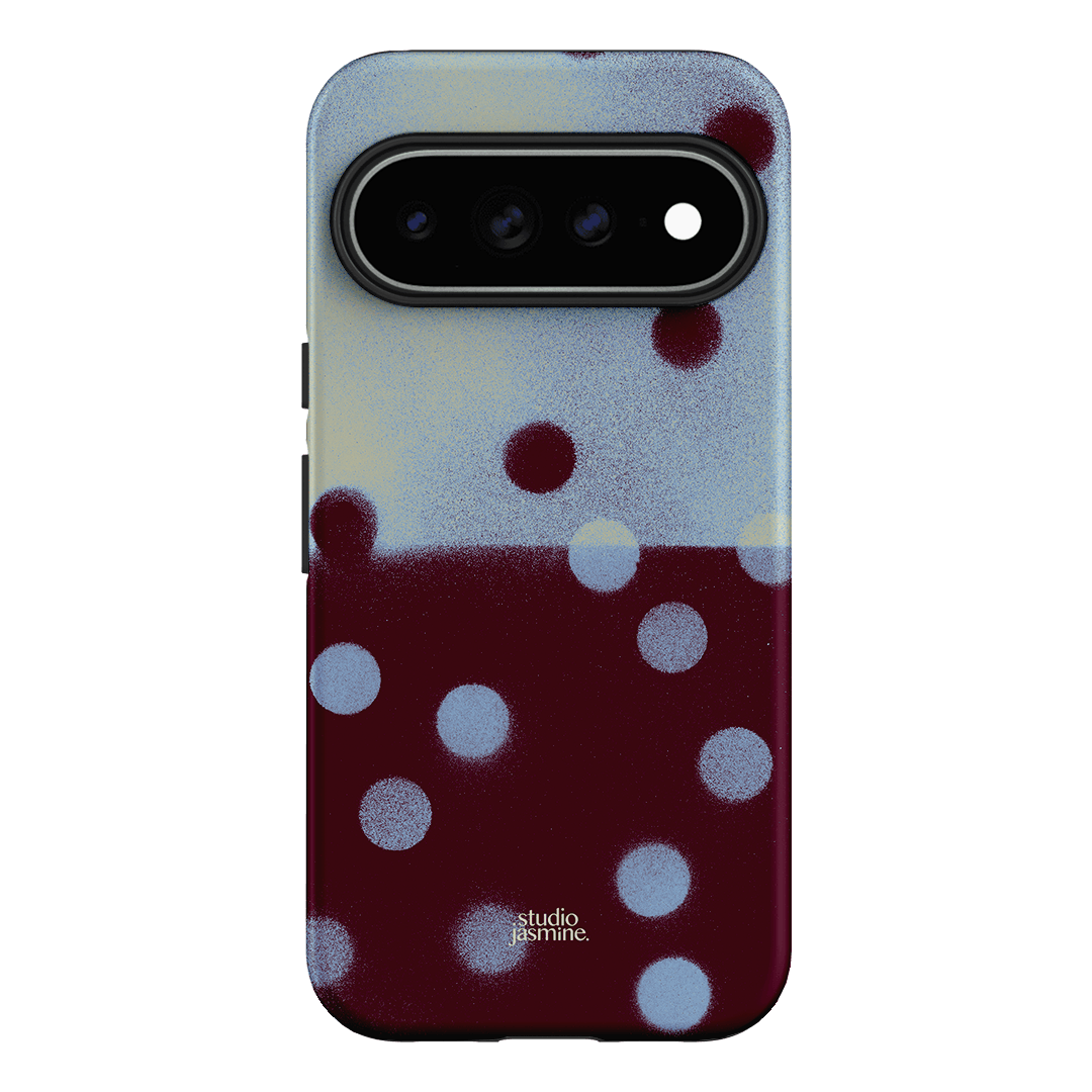 Plum Polka Dot Printed Phone Cases Google Pixel 11 Pro XL / Armoured by Jasmine Dowling - The Dairy