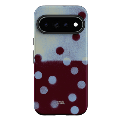 Plum Polka Dot Printed Phone Cases Google Pixel 11 Pro XL / Armoured by Jasmine Dowling - The Dairy