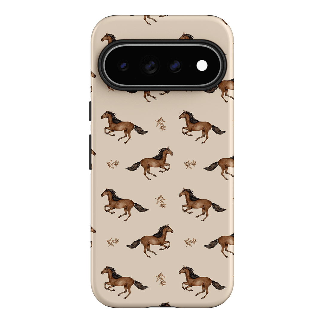 Running Horse Printed Phone Cases Google Pixel 11 Pro XL / Armoured by Kasiags Art - The Dairy