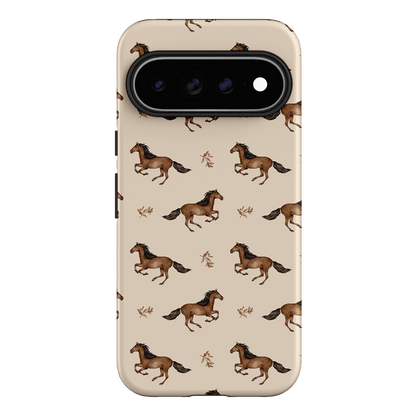 Running Horse Printed Phone Cases Google Pixel 11 Pro XL / Armoured by Kasiags Art - The Dairy