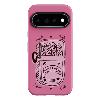 Sardine Social Pink Printed Phone Cases Google Pixel 11 Pro XL / Armoured by The Dairy - The Dairy