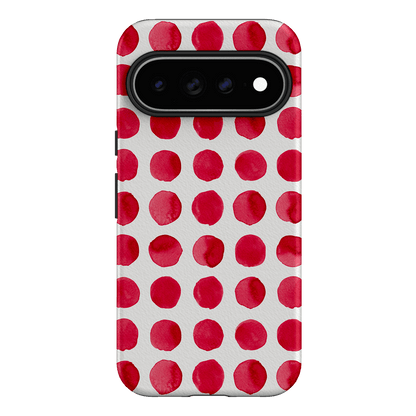 Spots in Red Printed Phone Cases by The Dairy - The Dairy
