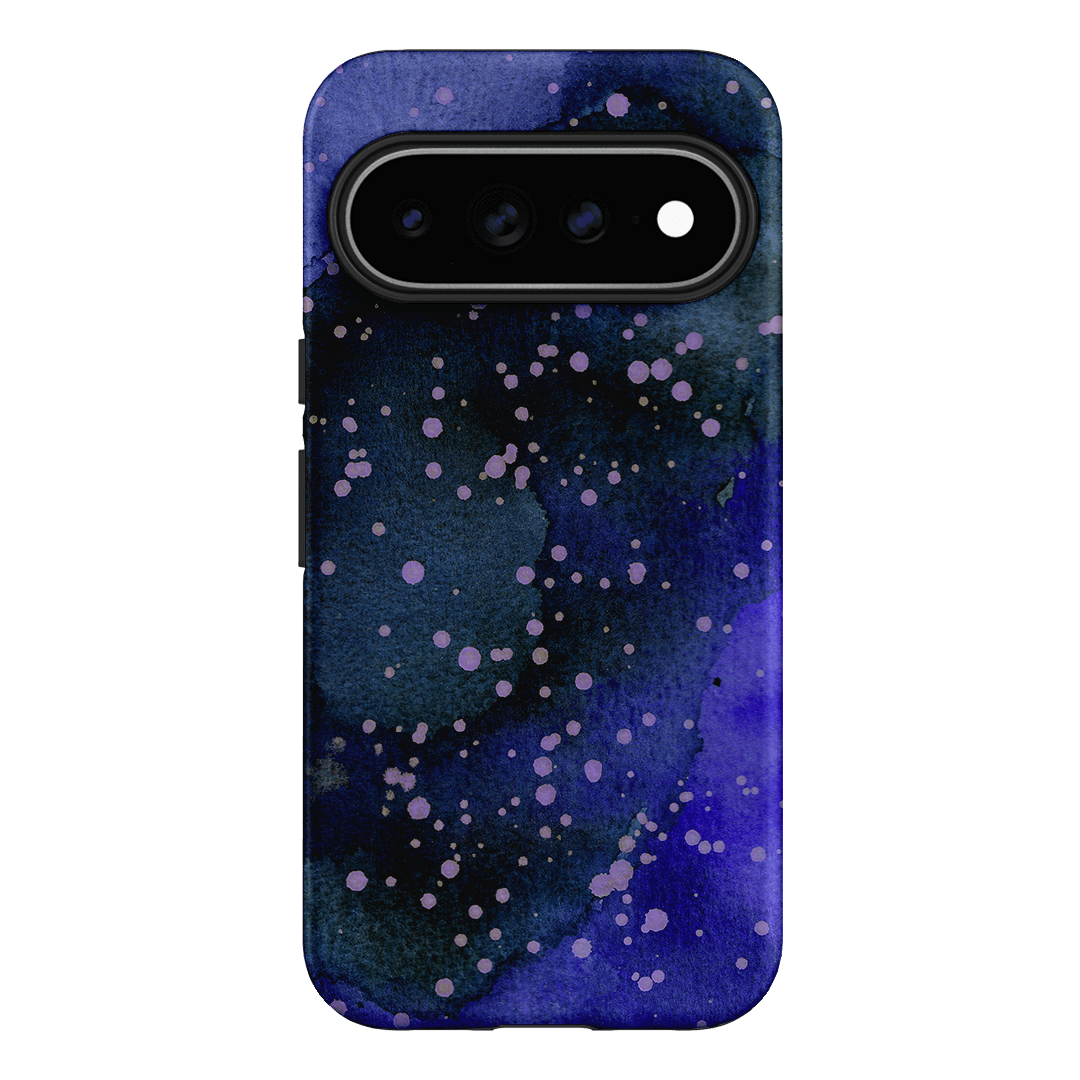 Spotty Navy Printed Phone Cases Google Pixel 11 Pro XL / Armoured by The Dairy - The Dairy