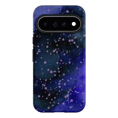 Spotty Navy Printed Phone Cases Google Pixel 11 Pro XL / Armoured by The Dairy - The Dairy