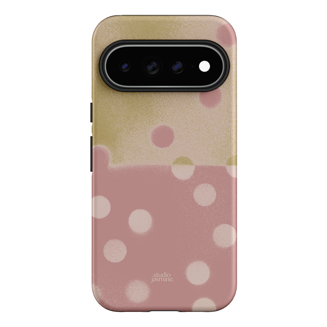 Strawberry Polka Dot Printed Phone Cases Google Pixel 11 Pro XL / Armoured by Jasmine Dowling - The Dairy
