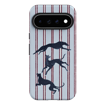 Stripey Hounds Printed Phone Cases Google Pixel 11 Pro XL / Armoured by Lisa Hu - The Dairy