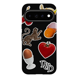 Sunday Stickers Black Printed Phone Cases Google Pixel 11 Pro XL / Armoured by Desmond & Dempsey - The Dairy