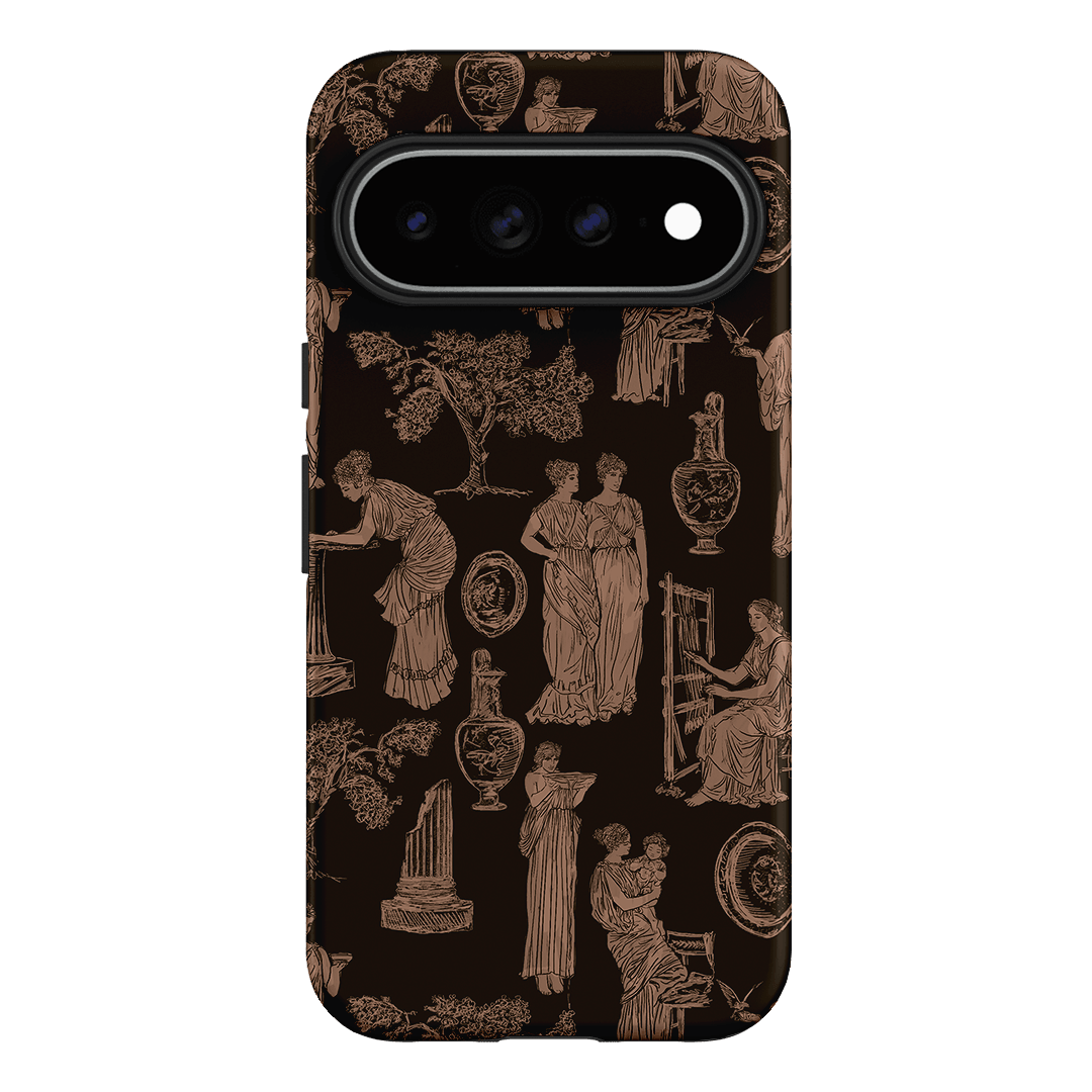 Symposium Burnt Umber Printed Phone Cases Google Pixel 11 Pro XL / Armoured by Veronica Tucker - The Dairy
