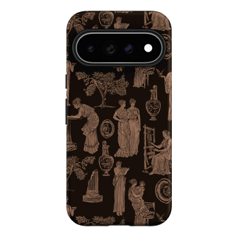 Symposium Burnt Umber Printed Phone Cases Google Pixel 11 Pro XL / Armoured by Veronica Tucker - The Dairy