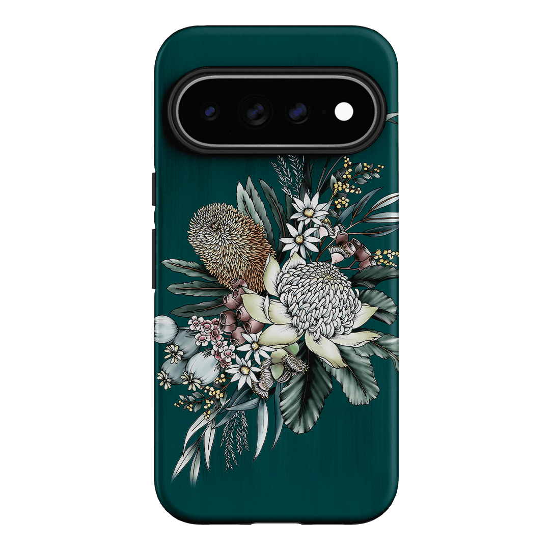 Teal Native Printed Phone Cases Google Pixel 11 Pro XL / Armoured by Typoflora - The Dairy