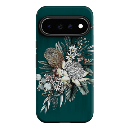 Teal Native Printed Phone Cases Google Pixel 11 Pro XL / Armoured by Typoflora - The Dairy