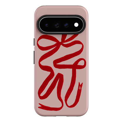 Valentine Ribbon Printed Phone Cases Google Pixel 11 Pro XL / Armoured by Jasmine Dowling - The Dairy