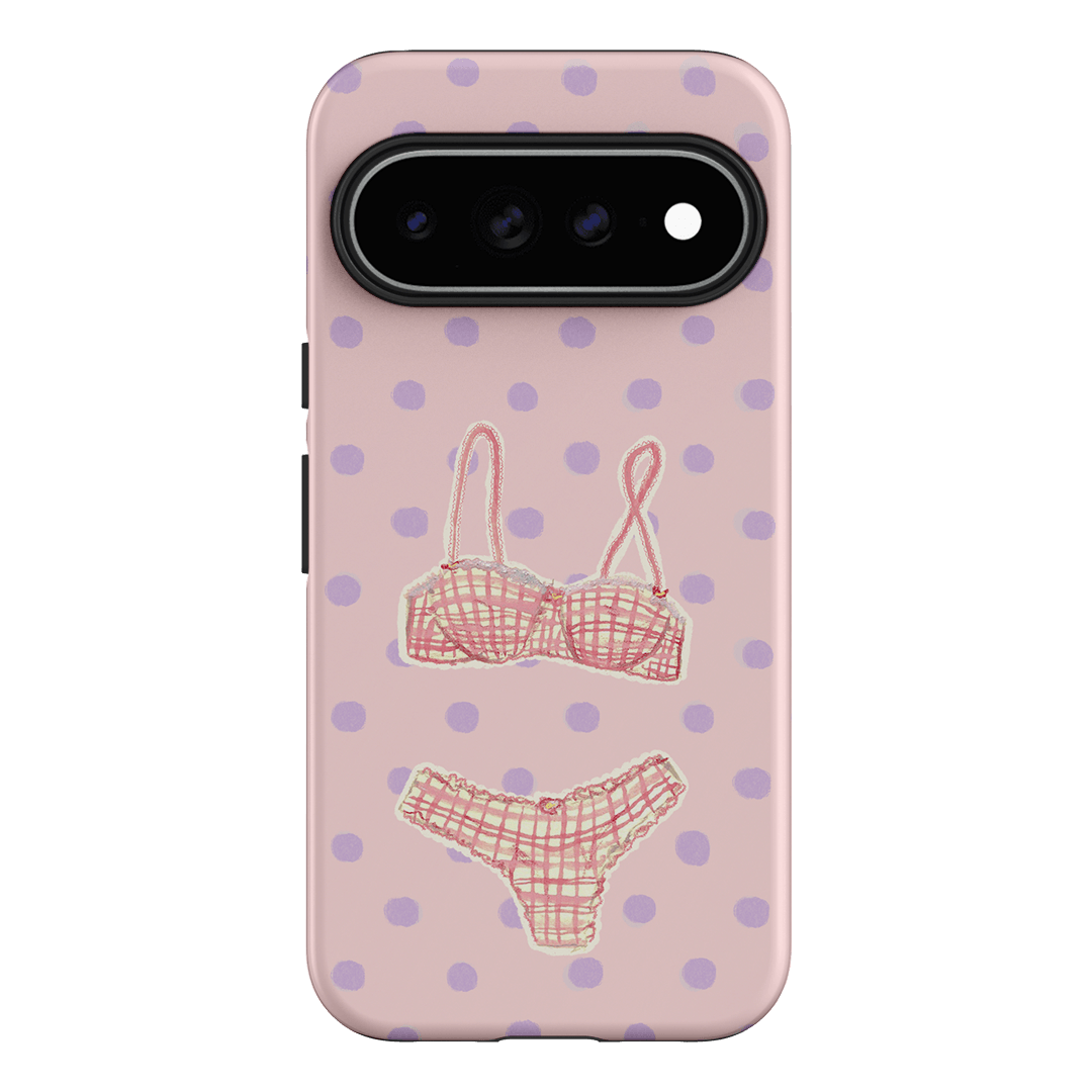 Vintage Gingham Printed Phone Cases Google Pixel 11 Pro XL / Armoured by Kayla Carr - The Dairy