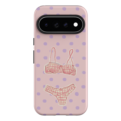 Vintage Gingham Printed Phone Cases Google Pixel 11 Pro XL / Armoured by Kayla Carr - The Dairy