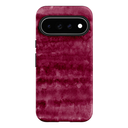 Watercolour Stripes Burgundy Printed Phone Cases Google Pixel 11 Pro XL / Armoured by The Dairy - The Dairy